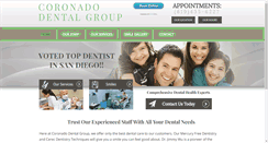 Desktop Screenshot of coronadodentalgroup.com